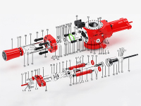 FZ54-70 Single Ram Blowout Preventer (Coaxial Locking)
