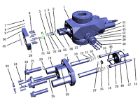 FZ35-70 Single Ram Blowout Preventer (Shearing Cylinder + Manual Locking)