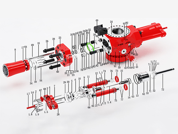 XF Type Single Ram Blowout Preventer