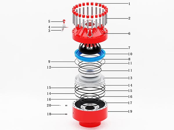 XSB Type Annular Blowout Preventer (Spherical Rubber Core) 