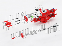2FZ28-70 Double Ram Blowout Preventer (Coaxial Locking)